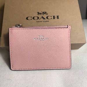 NWT Mini Pink Coach ID Wallet